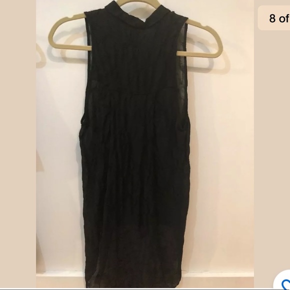 Helmut Lang Chiffon Top Sz S - Picture 6 of 8